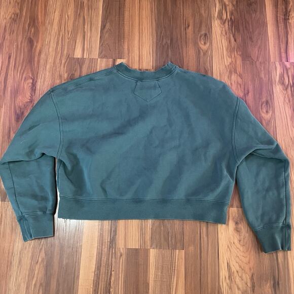 Jordan Flight Fleece Women’s L Loose Fit Oversized Crewneck Mod Crop Sweatshirt - Picture 4 of 10